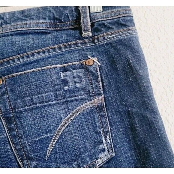 Joe's Jeans Wide Leg Phonx Denim SIZE 29 Medium Flare Boot whiskering - Picture 7 of 8